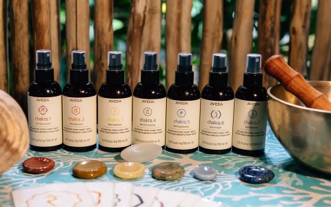 a group of bottles of shampoo