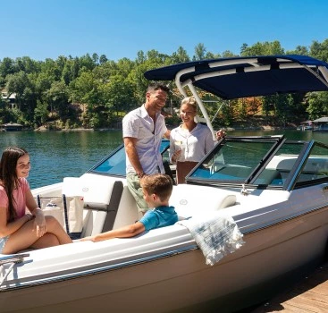 a group of people on a boat