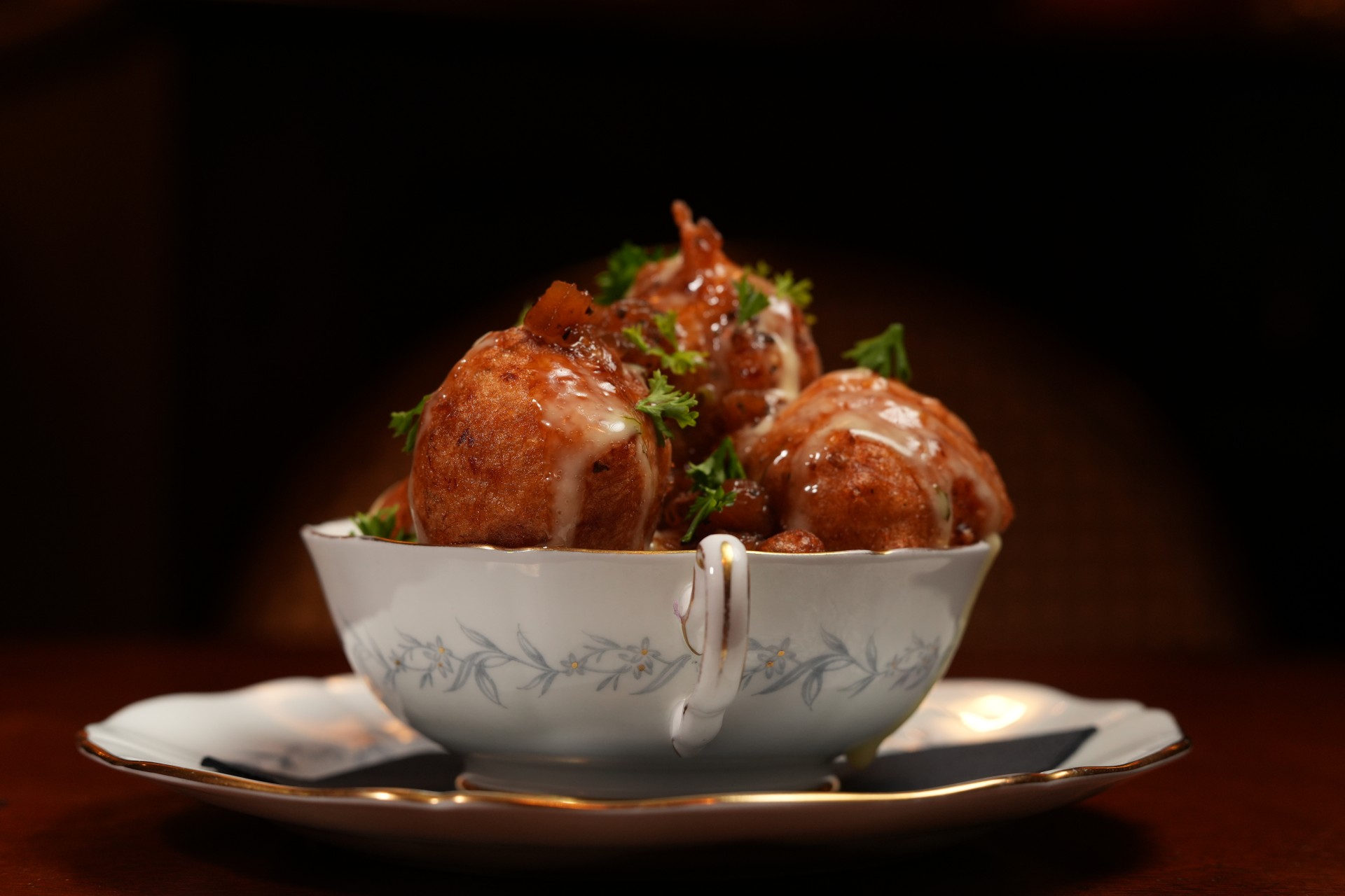 a bowl of food on a plate