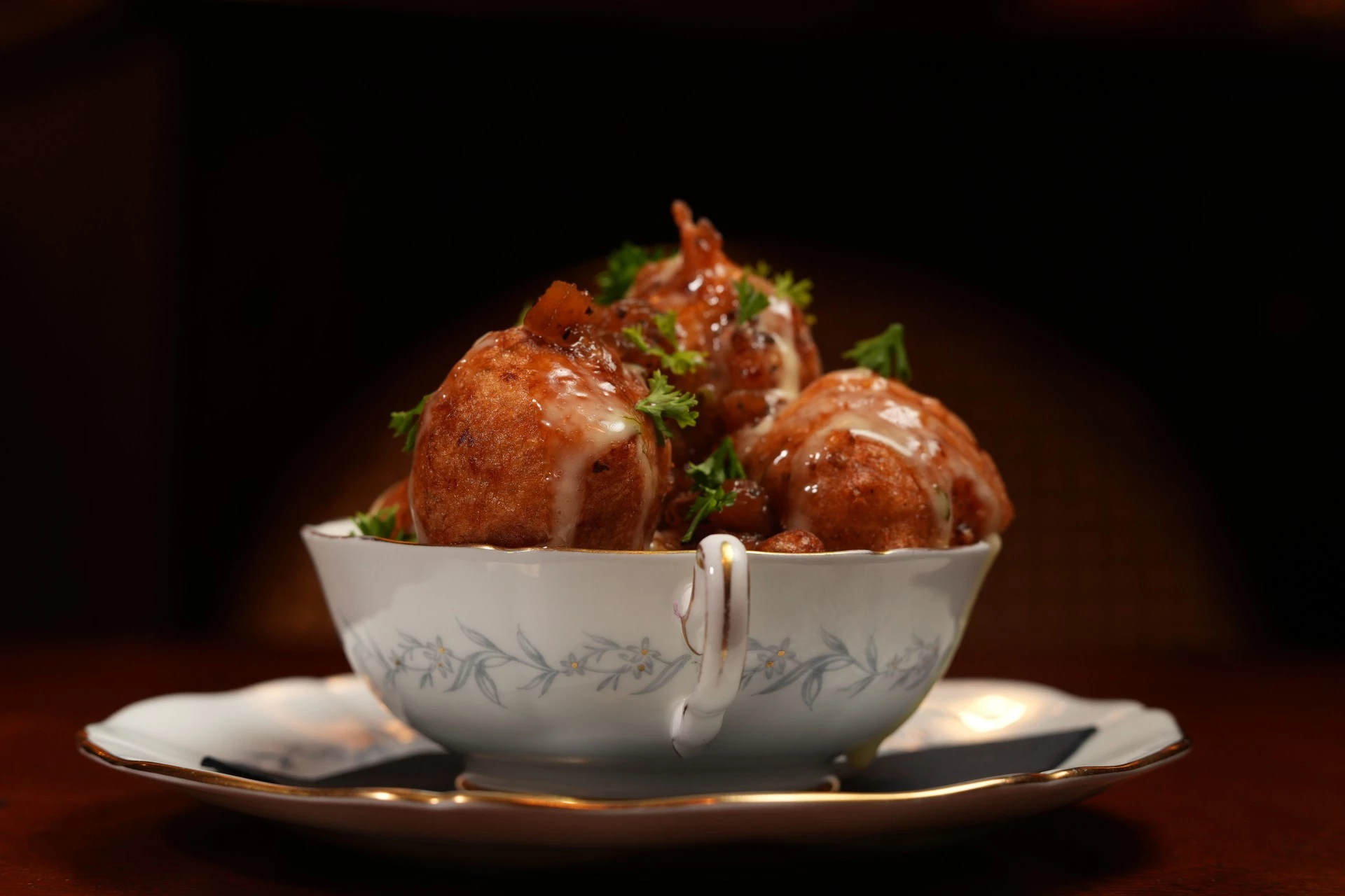 a bowl of food on a plate