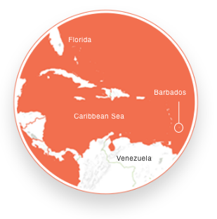 a map of the caribbean sea