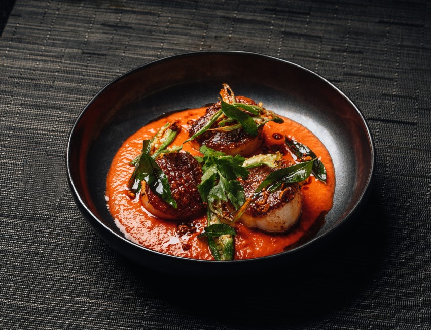 tandoor scallops