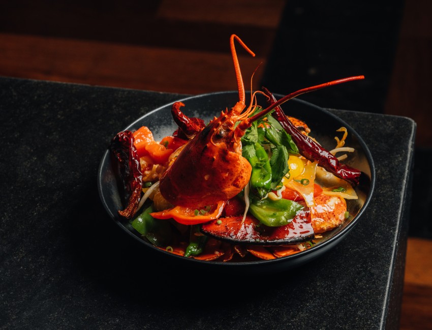 wok lobster dish