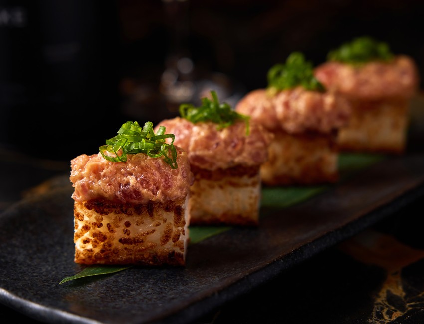 a group of food on a plate