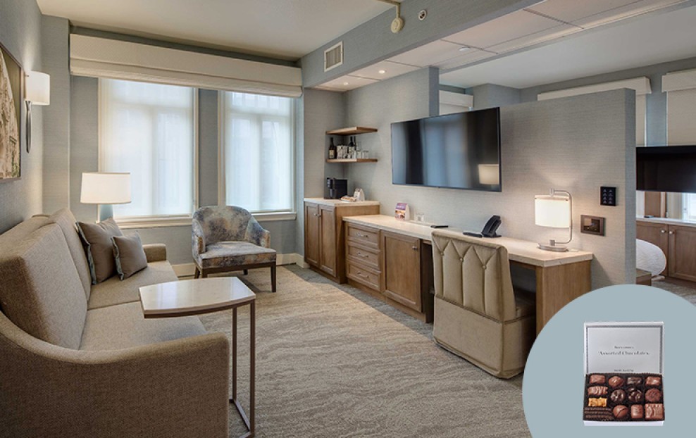 a room with a television and a couch