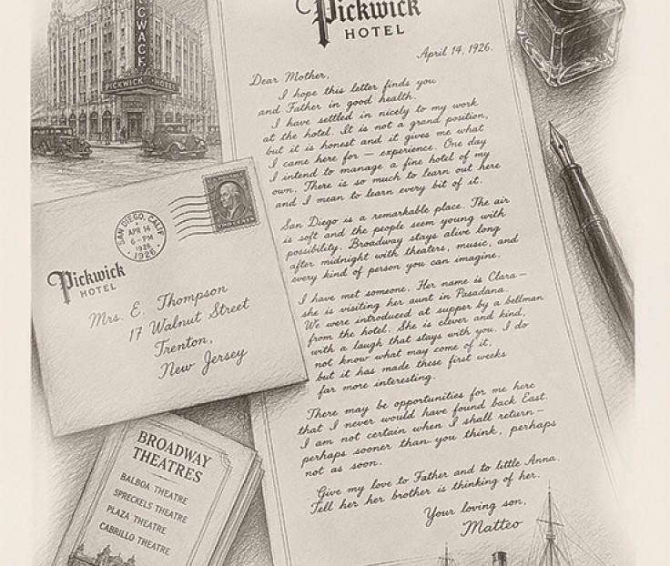 a pen and a letter on a table
