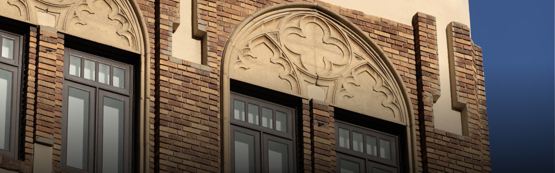 a close-up of a building