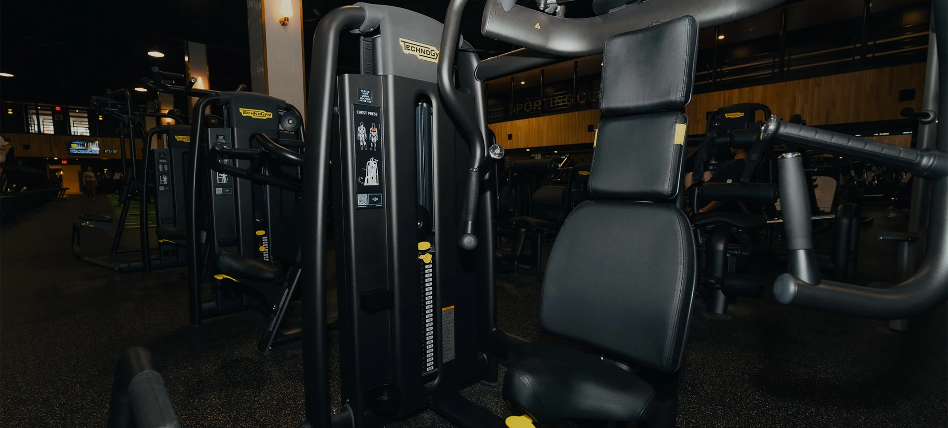 a machine in a gym