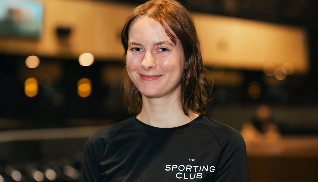 a woman smiling at camera