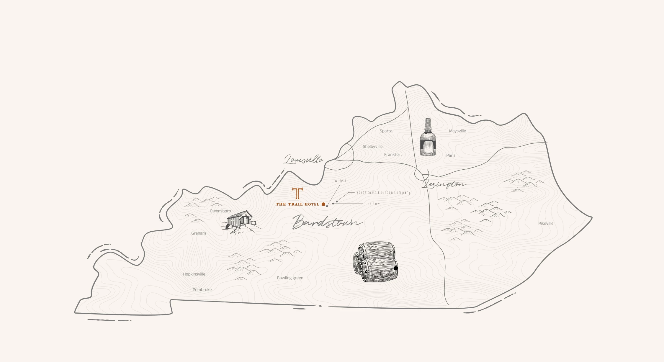 a map of a wine region
