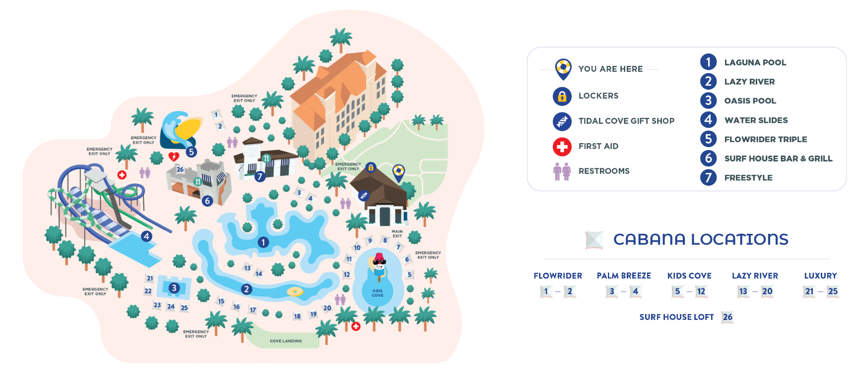 a map of a resort