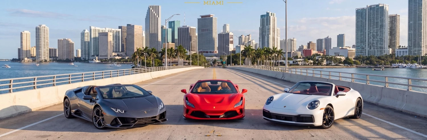 a group of cars on a bridge with a city in the background