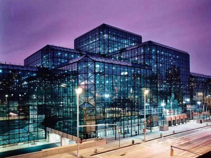 Jacob K. Javits Convention Center with many windows