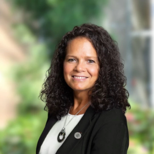 medium shot of a woman smiling