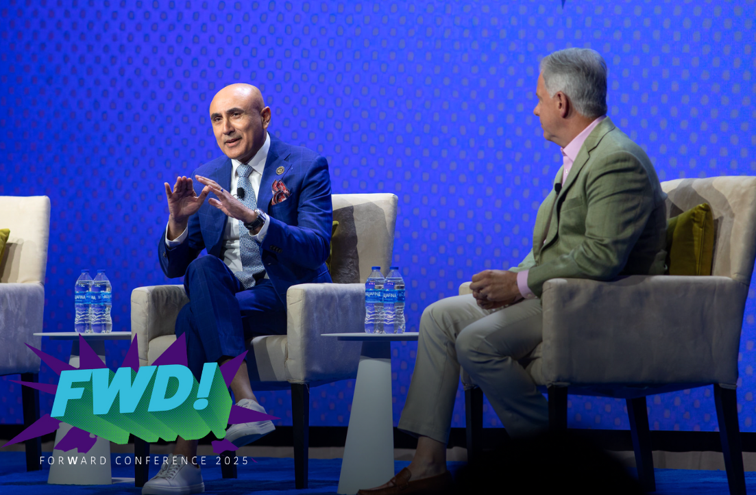 two men sitting in chairs