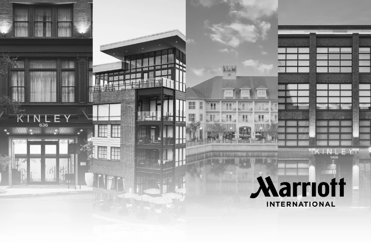 a collage of several buildings