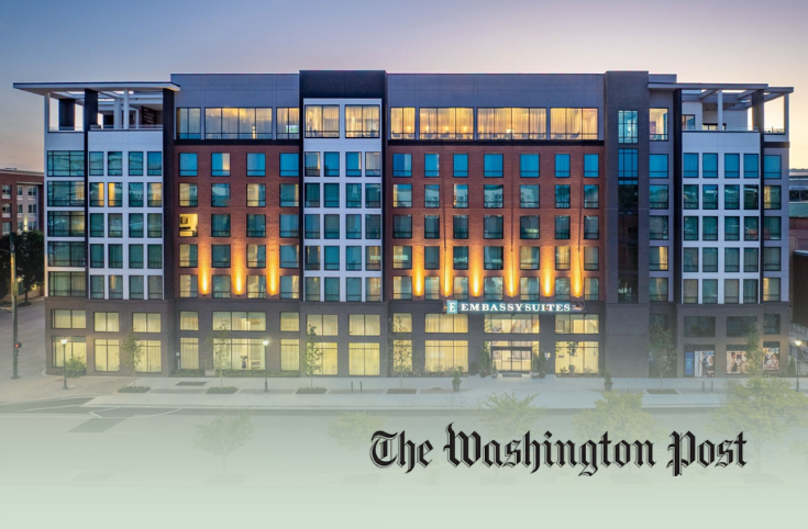 a building with many windows