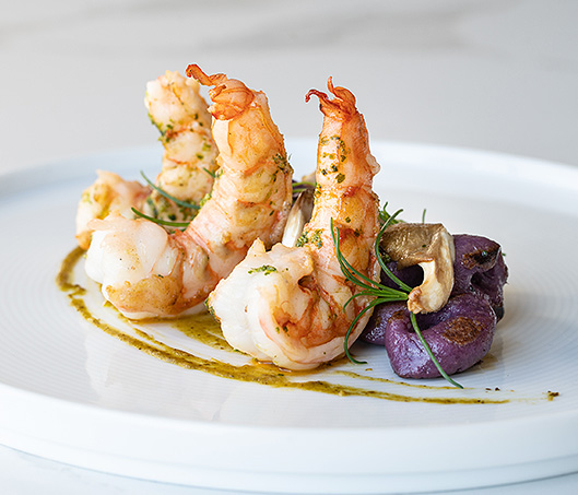 shrimp and gnocchi