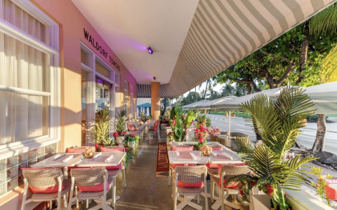 a restaurant with tables and chairs