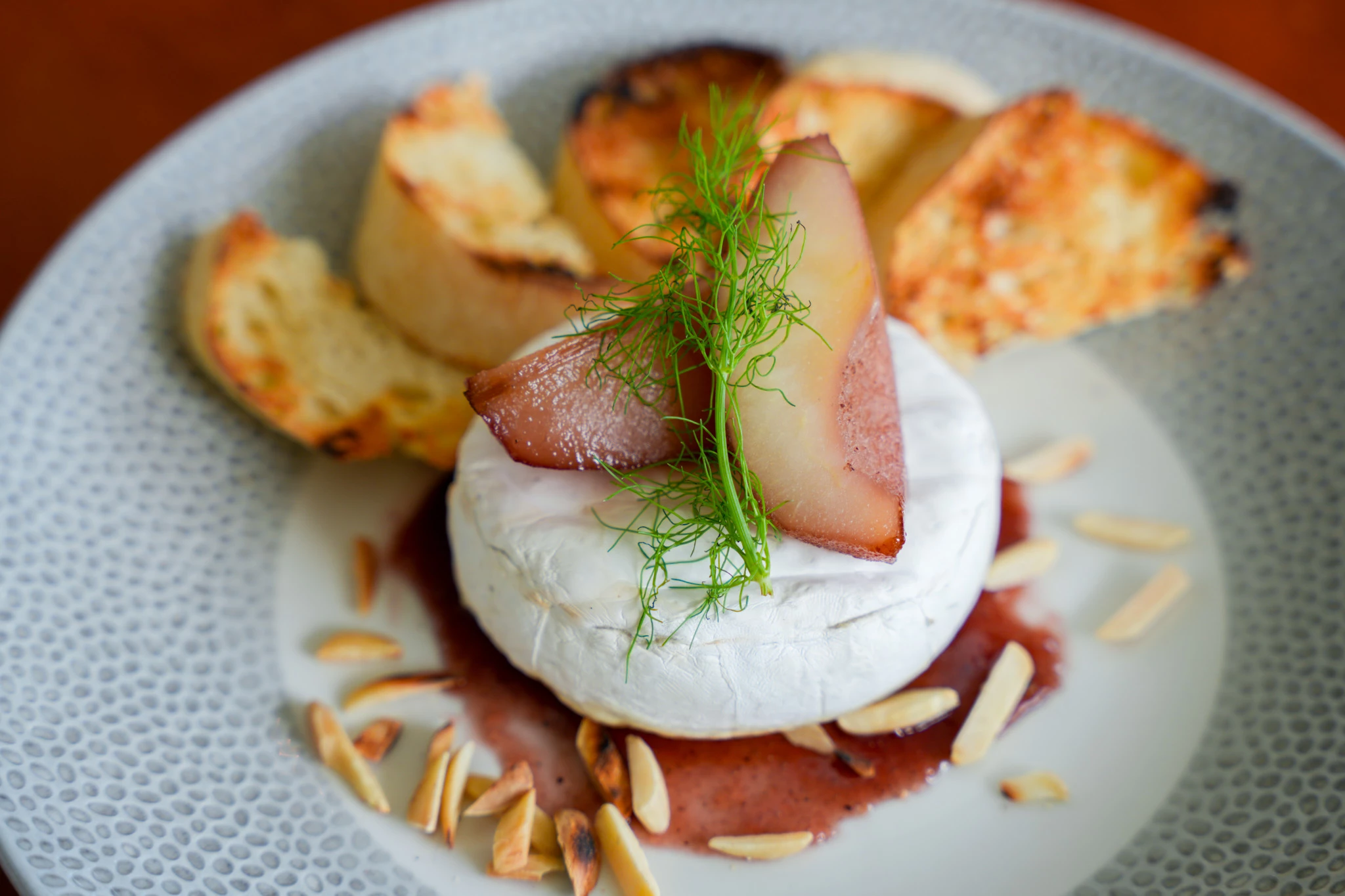 a plate of food on a table