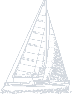 a sailboat with a black background