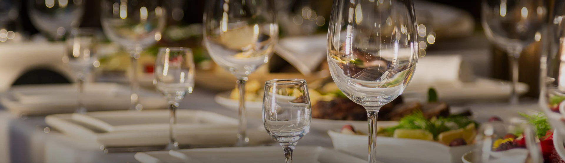a close up of wine glasses
