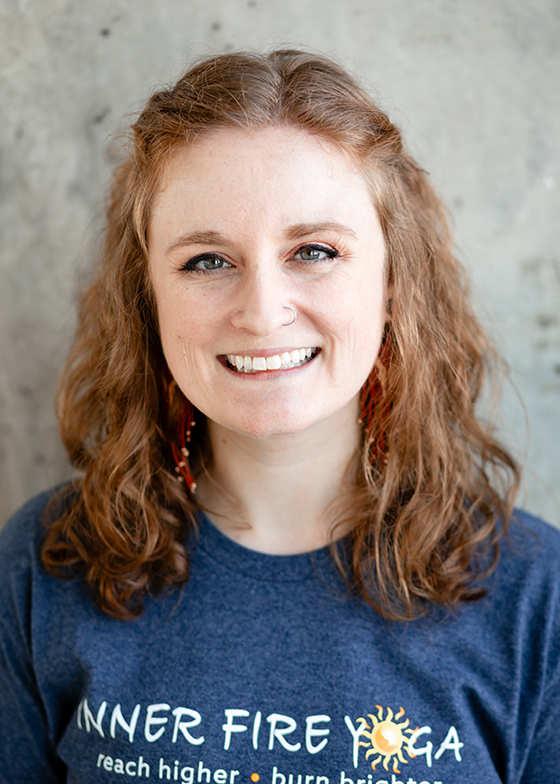 a woman smiling at camera