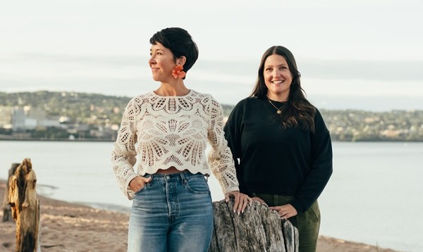 two women standing next to each other