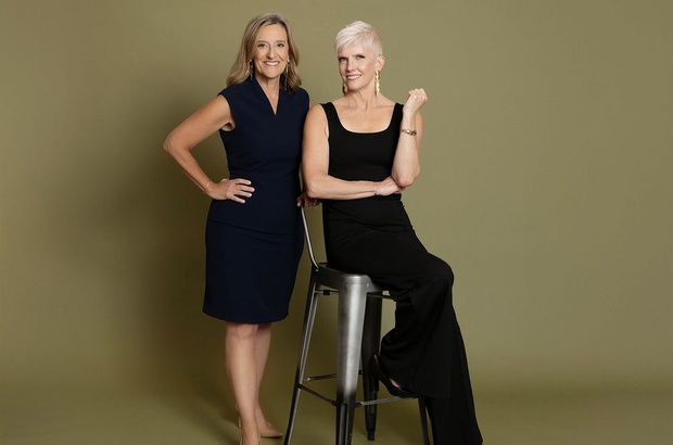 two women posing for a picture