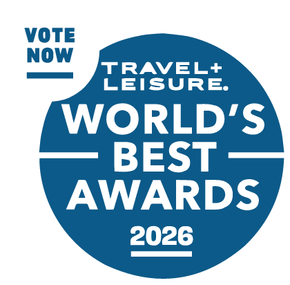 a blue circle with white text