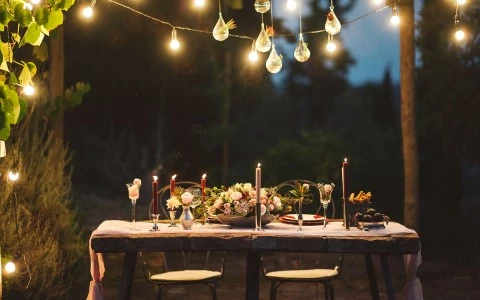 Rustic sweetheart table