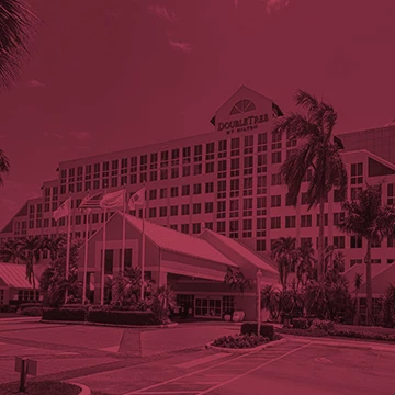 exterior view of doubletree by hilton in deerfield beach