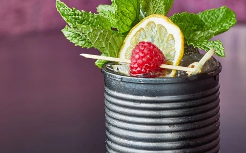 close up of a unique, hand-crafted cocktail