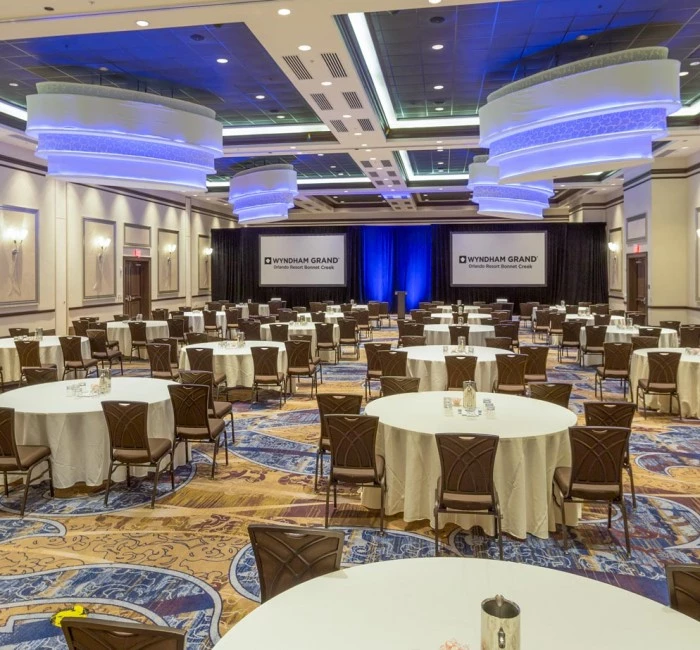 ponce de leon ballroom in wyndham grand orlando