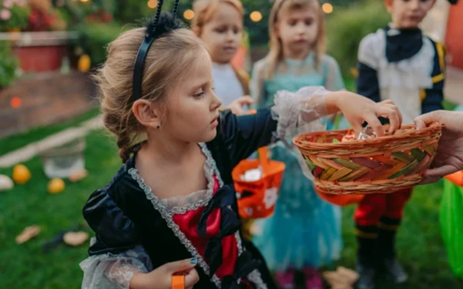 a group of children in clothing