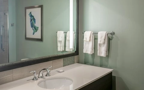 hotel bathroom sink