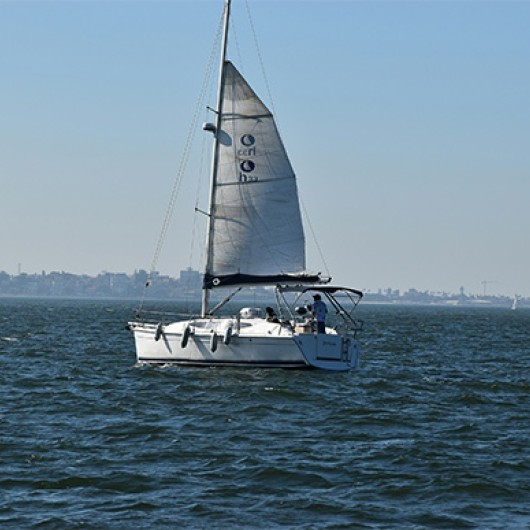 a sailboat in the water