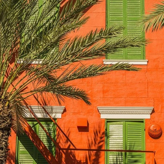 orange building