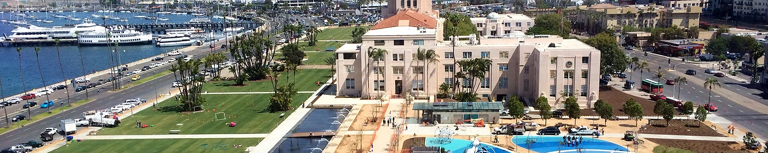 Arial view of Wyndham San Diego property