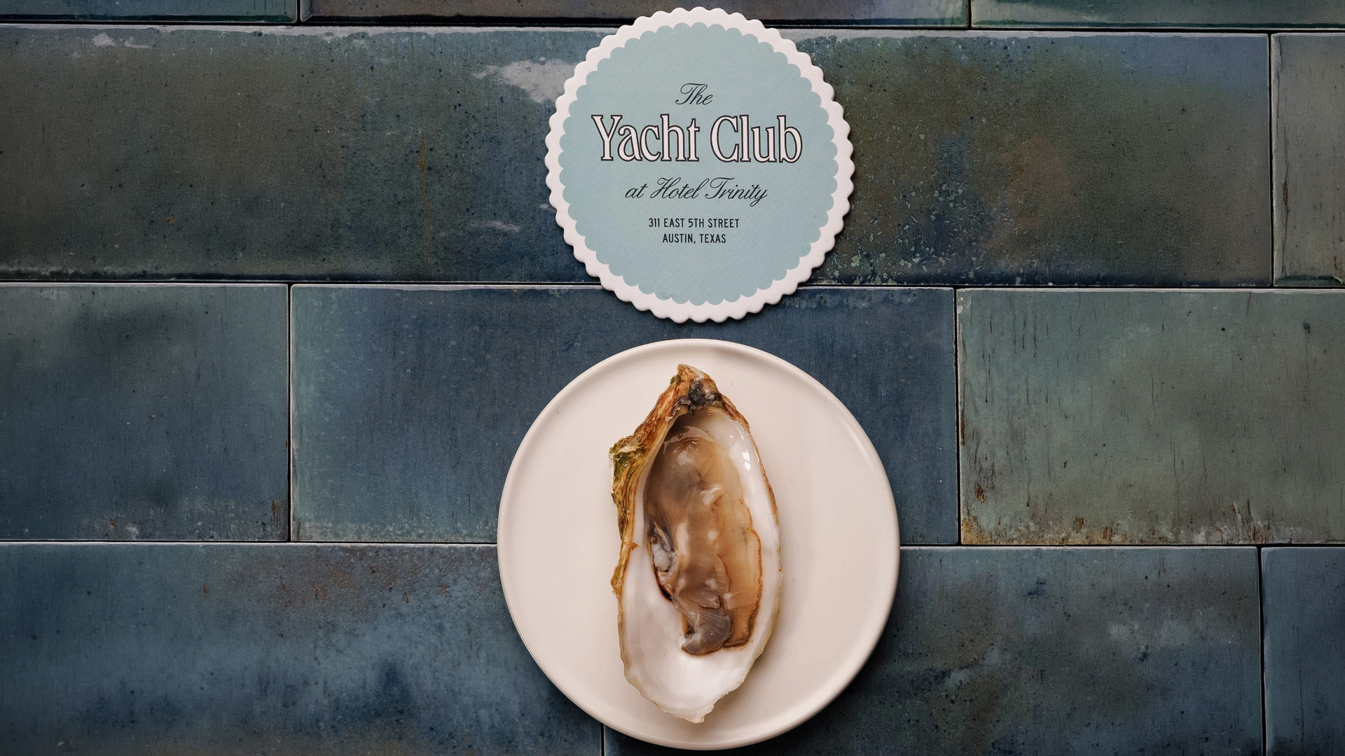 a oyster on a plate