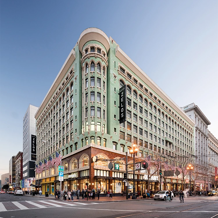 a large building with many windows