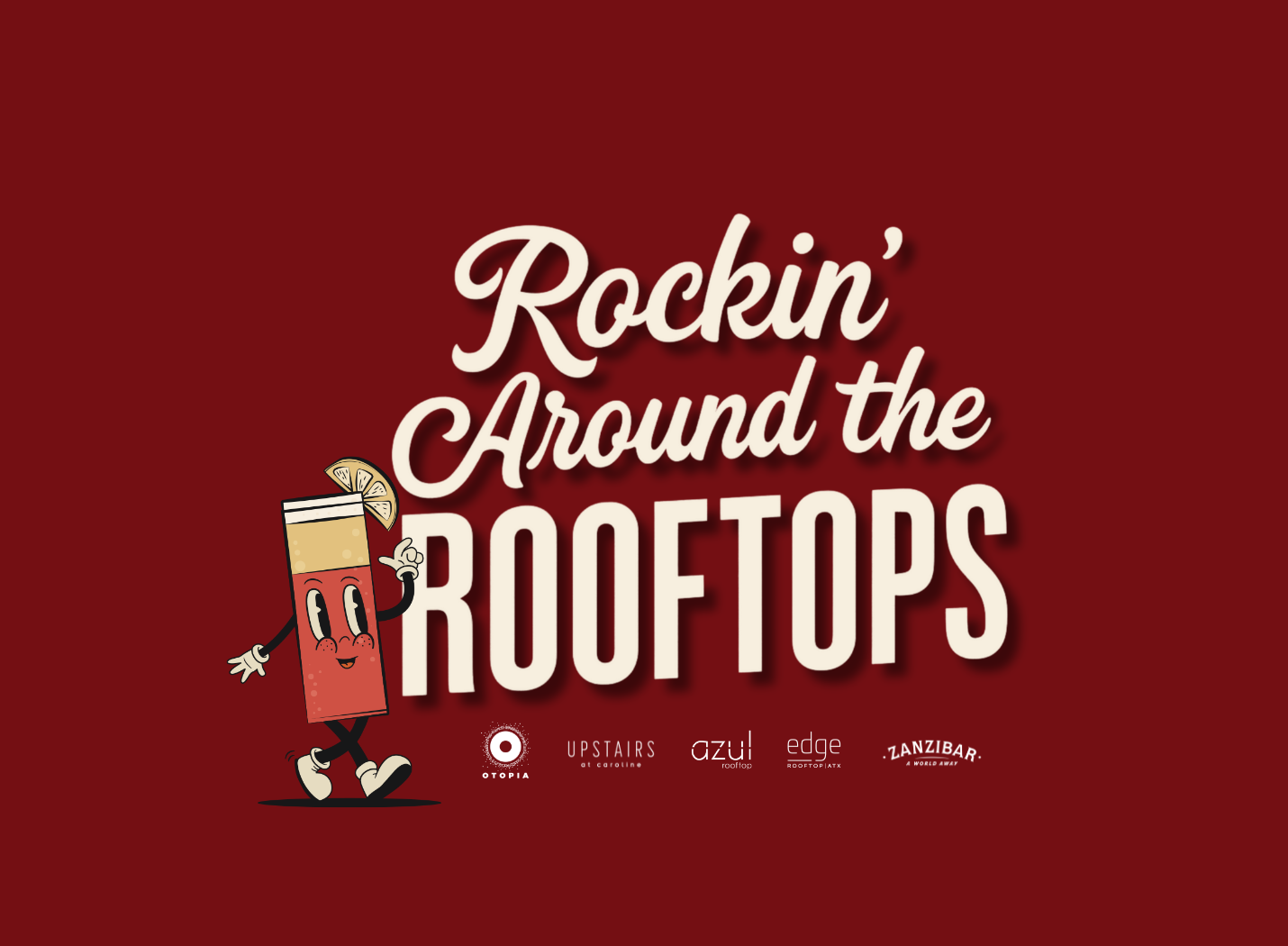 a poster with a cartoon character and text